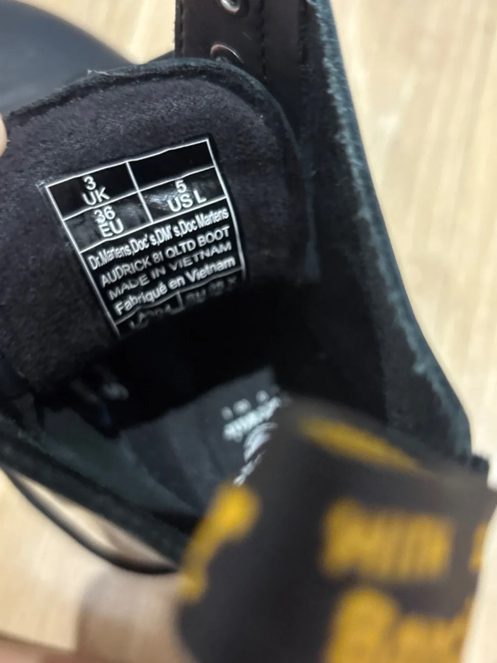Dr. Martens size platform